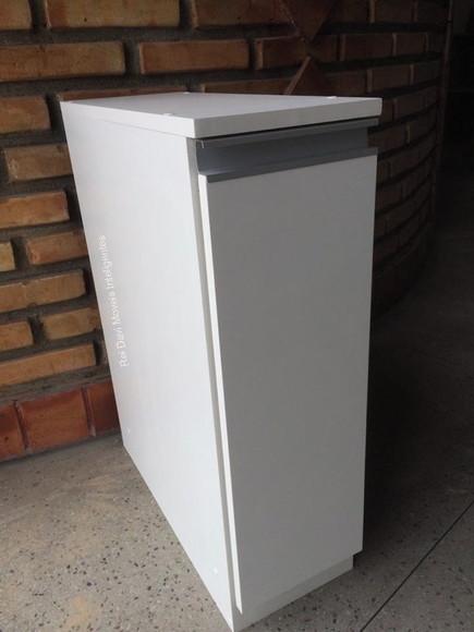 Nicho Porta Óleo e Tempero 100% mdf Branco 88x13,5x51