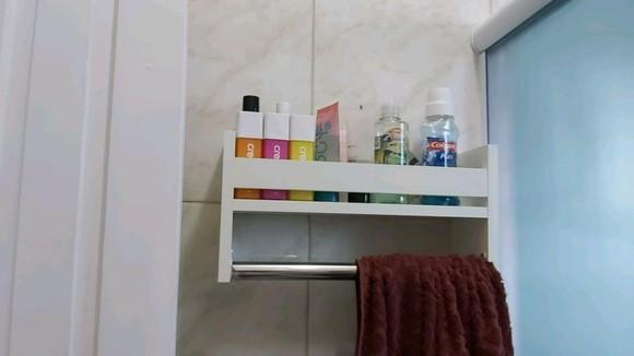 Nicho Prateleira mdf Porta Temperos e Papel Toalha.