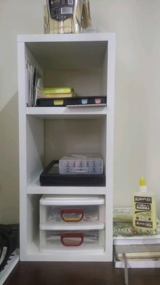 Nicho Triplo Decorativo mdf Branco.