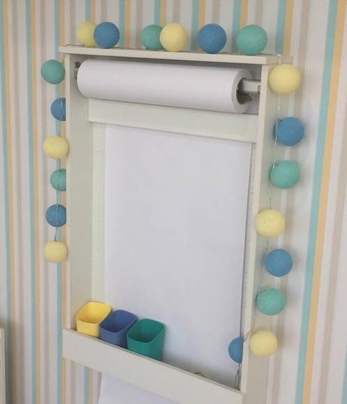 Painel Criativo Montessoriano mdf Branco