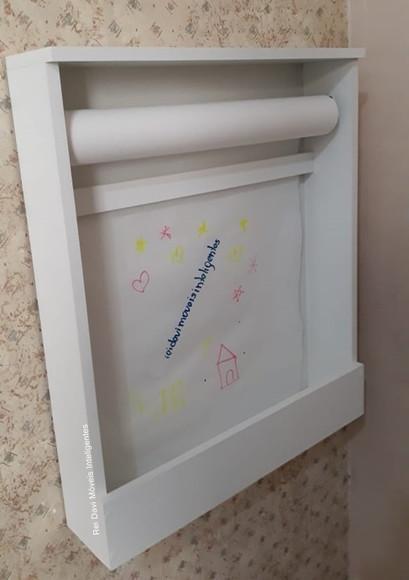 Painel Infantil para Desenho Montessoriano 100%mdf Branco