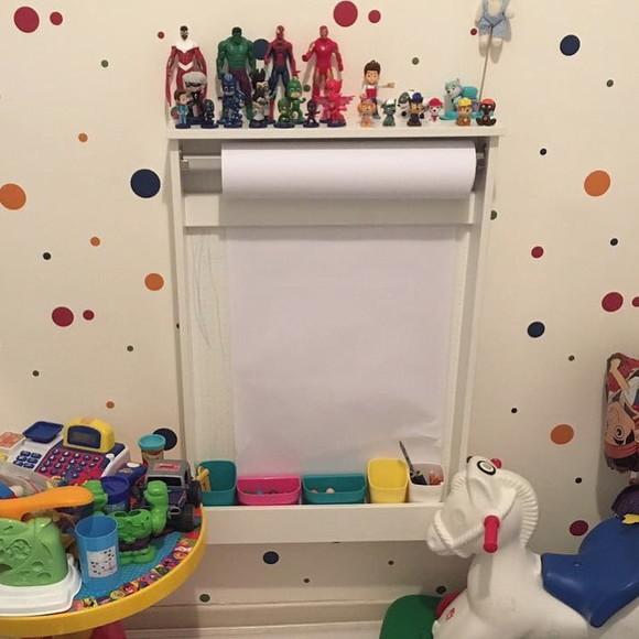 Painel Criativo Montessoriano mdf Branco