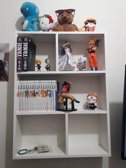 Organizado p/ Livros Madeira Nicho Livreiro Multiuso Branca