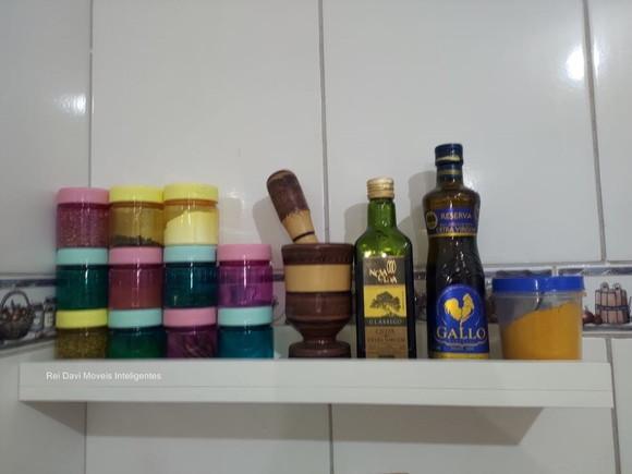 Prateleiras para Temperos Livros Quadros Mdf- 2 Unidades