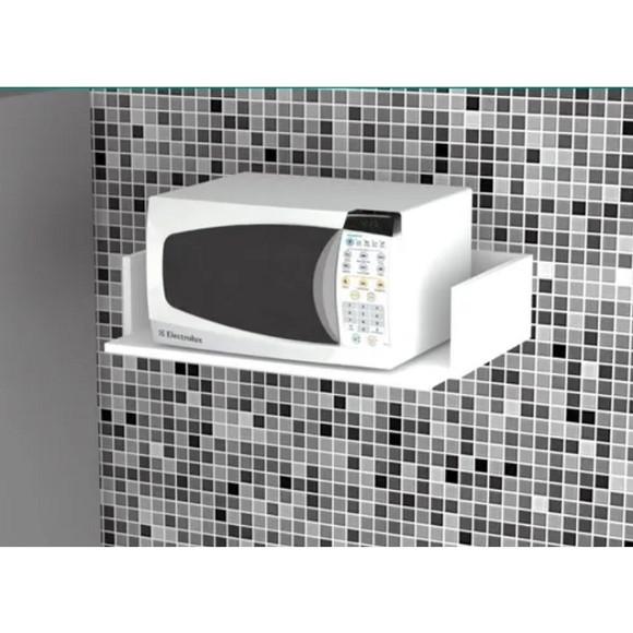 Suporte para Microondas Branco Forno 60x40 mdf Suspenso