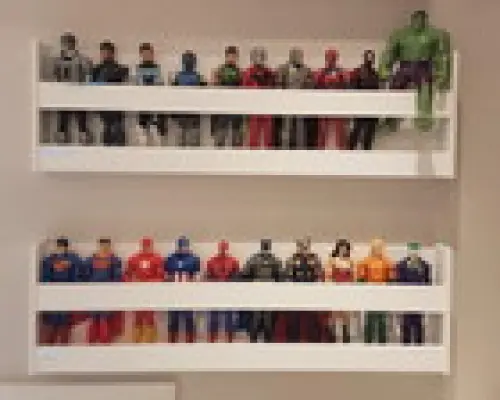 Prateleiras Bonecos e Bonecas Herois 60x15x15 - 4 unidades