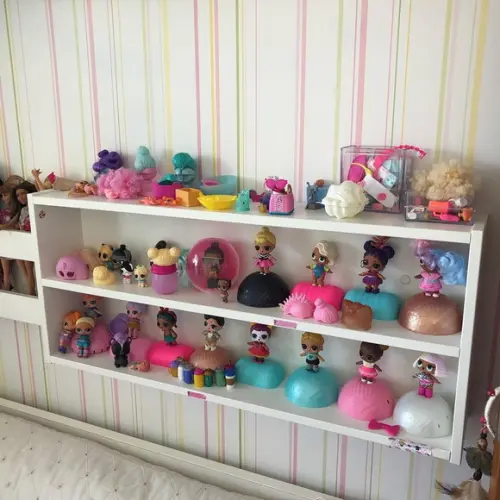 2 Nicho Cubo com Divisórias Banheiro Decoração Quarto Sala..