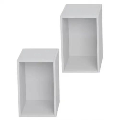 2 Nicho Decorativo Retangular Banheiro, Sala, Cozinha Mdf.,