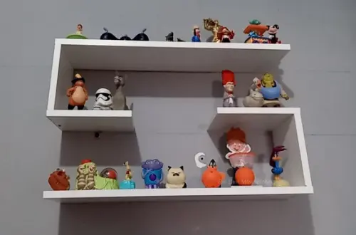 2 Prateleiras l Decorativa p/ Livros mdf Branco