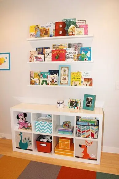 3 Prateleiras Canaleta p/ Quadros Livros 90 cm Branco Tx ..