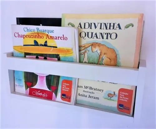 4 Prateleiras Montessoriana Brinquedos Livros Infantil Mdf;