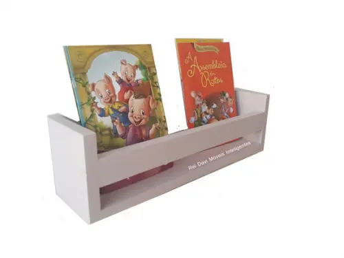 4 Prateleiras Montessorianas Decorativa Livros Infantil mdf
