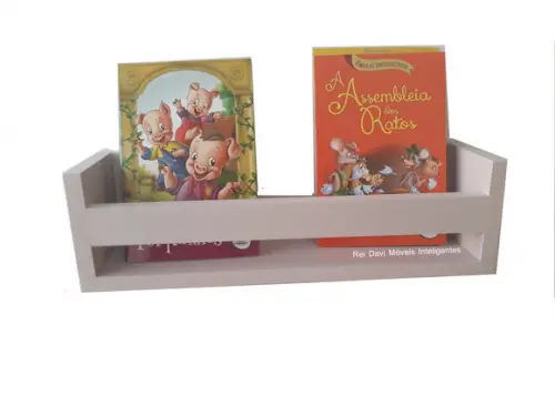 4 Prateleiras Montessorianas Decorativa Livros Infantil mdf