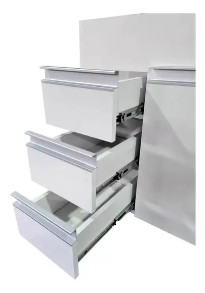 Armário 3 Gavetas 1 Porta Gabinete Banheiro Cozinha Mdf..