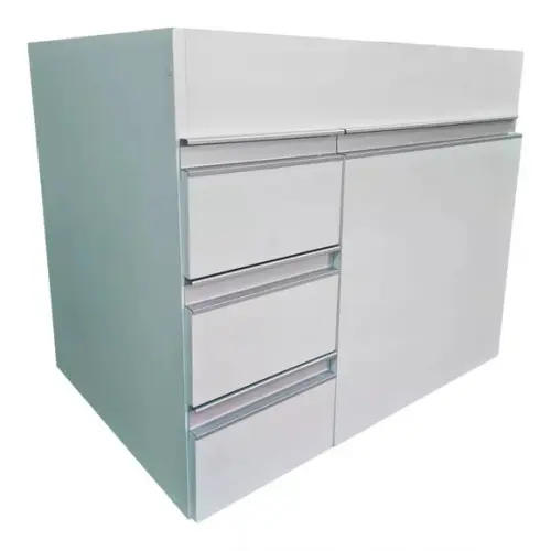 Armário 3 Gavetas 1 Porta Gabinete Banheiro Cozinha Mdf..