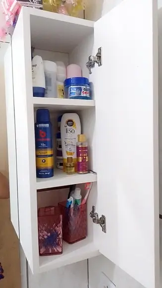 Armário Multiuso Banheiro Quarto Toalha c/ Rodizios