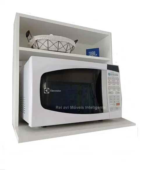 Armário para Microondas ou Forno mdf Branco 60x50x30/40