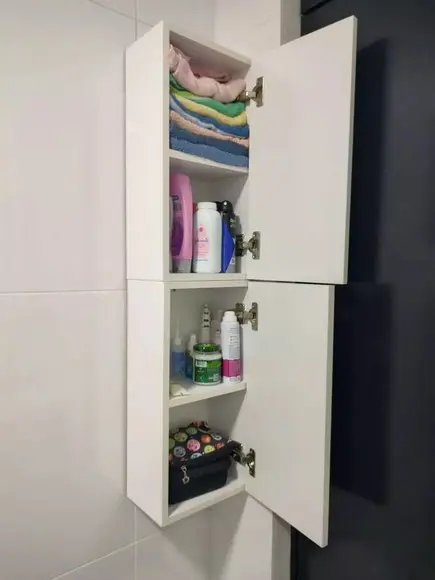 Armário Suspenso Organizador Nicho Multiuso 1 Porta mdf ...