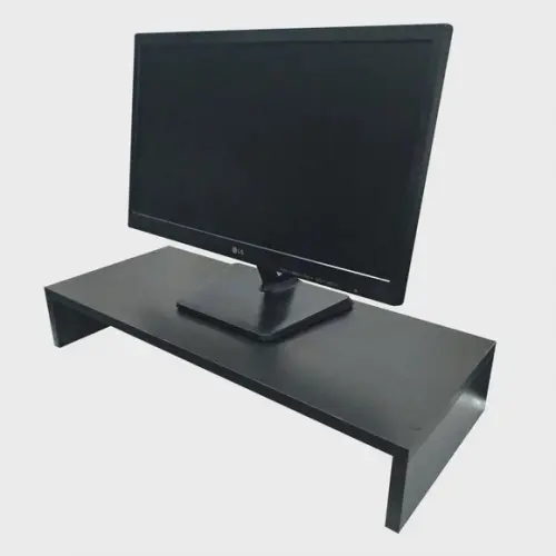 Base Monitor Mesa Escritório Home Office Gamer 50cm Preto..