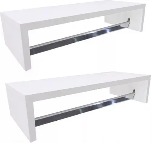Cabideiro de Parede Organizador Arara 50 cm Mdf- 4 Unidades