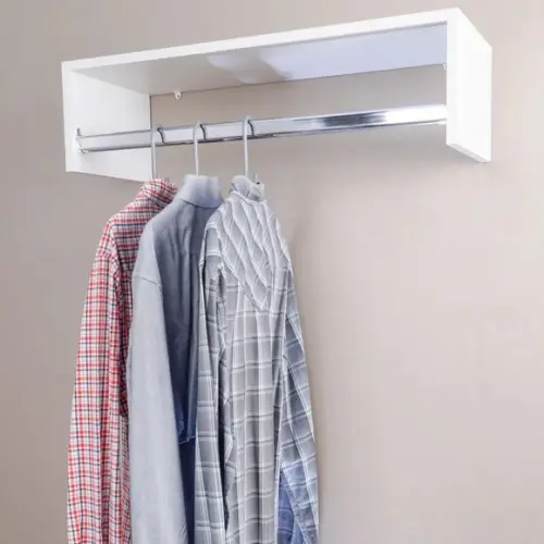 Cabideiro Madeira de Parede Organizador Arara 70 cm mdf