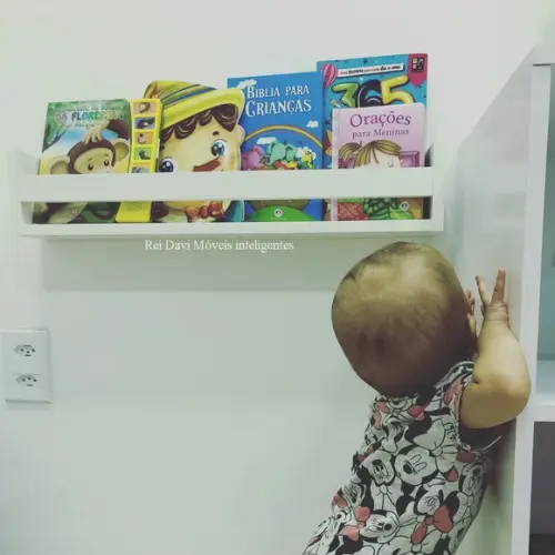 Combo c/ 2 Prateleiras Montessorianas Livros Infantil .