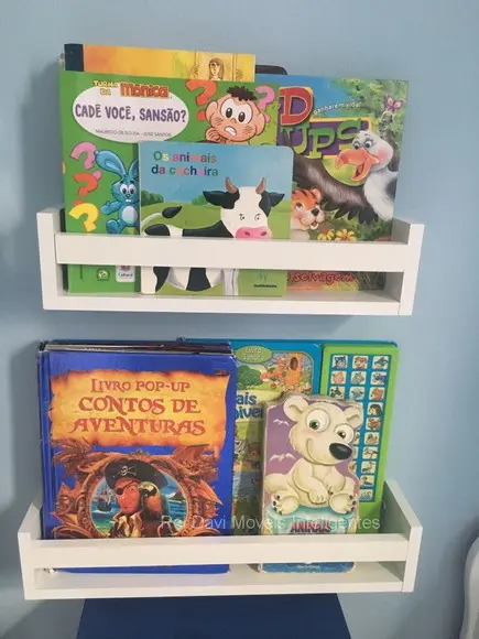 Combo c/ 3 Prateleiras Montessorianas Livros Infantil !