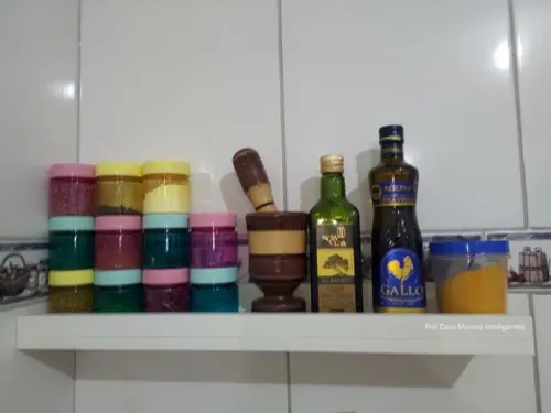 Combo c/ 3 Prateleiras para Temperos Livros Quadros mdf