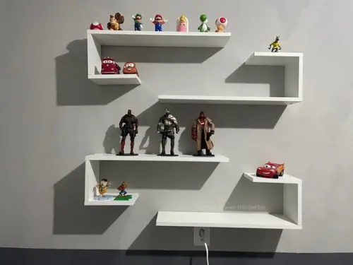 Combo c/ 4 Prateleiras l Decorativa p/ Livros mdf Branco