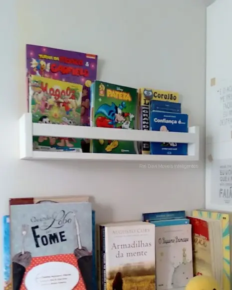 Combo c/ 4 Prateleiras Montessorianas Livros Infantil