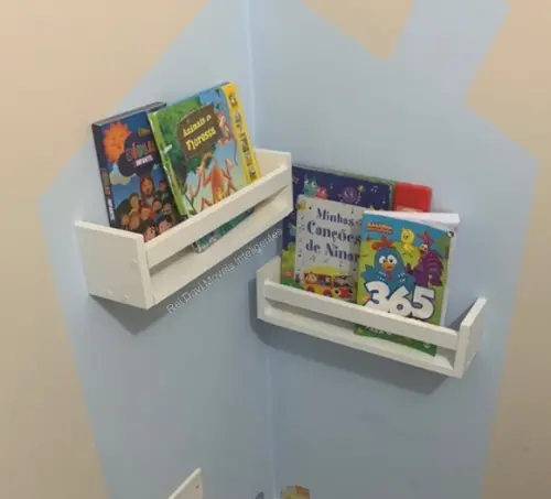 Combo c/ 4 Prateleiras Montessorianas Livros Infantil.