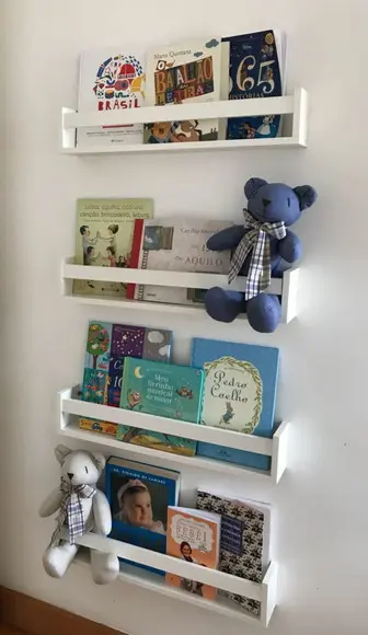 Combo c/ Prateleira Montessoriana Brinquedos Livros Mdf...