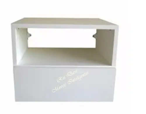 Criado Mudo Mesinha de Canto c/ Gaveta em 100% mdf 40 Cm.