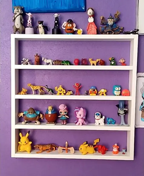 Estante Carrinhos e Brinquedos Miniatura 50 Cm- 100% mdf