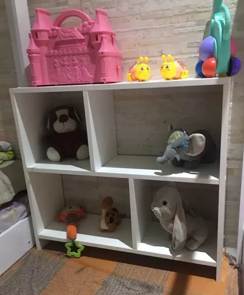 Estante Organizador de Brinquedos Livros Decoração mdf