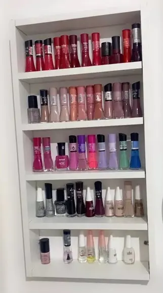 Estante Organizador de Esmaltes Manicure 100% mdf