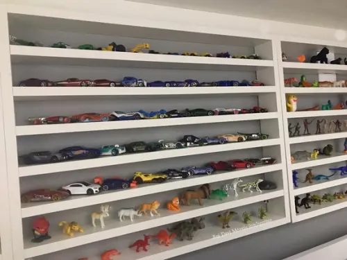 Estante Organizadora Carrinhos e Brinquedos Miniatura