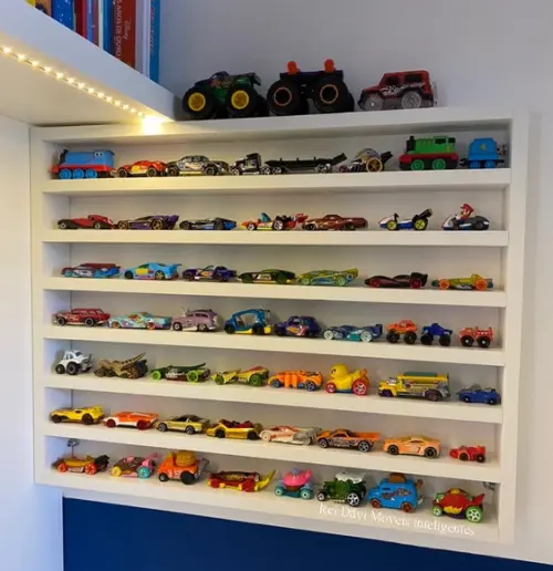 Estante Organizadora Carrinhos e Brinquedos Miniatura