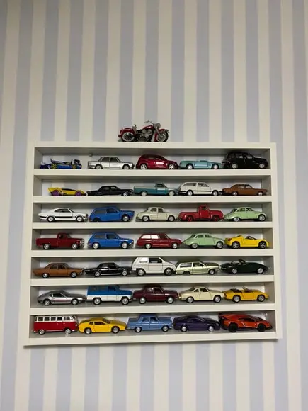 Estante Organizadora Carrinhos e Brinquedos Miniatura .