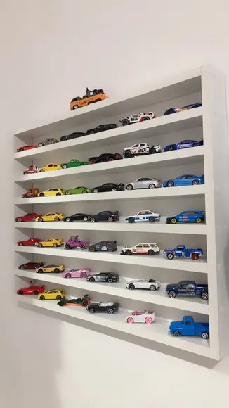 Estante Organizadora Carrinhos e Brinquedos Miniatura Mdf...
