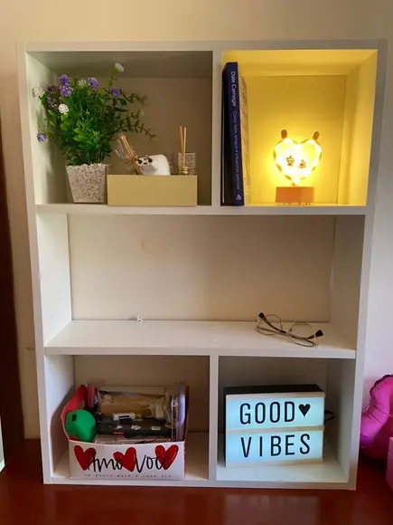 Estante para Livros Nicho Livreiro Multiuso Branca -mdf