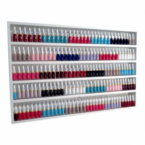 Expositor de Esmaltes -90lx60ax6p-p/manicures - mdf Branco