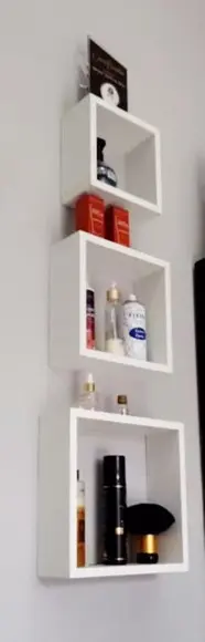 Kit 3 Nichos para Sala Quarto Cozinha Banheiro Mdf- 20 Prof.