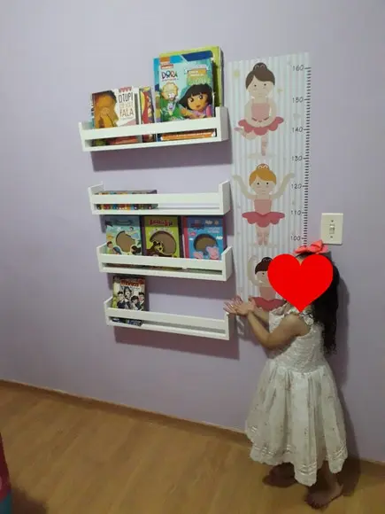 Kit c/ 3 Prateleira Montessoriana Brinquedos Livros Mdf...