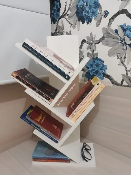 Livreiro Porta Livro Estante de Mesa Prateleira Revistas