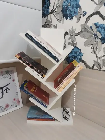 Livreiro Porta Livro Estante de Mesa Prateleira Revistas