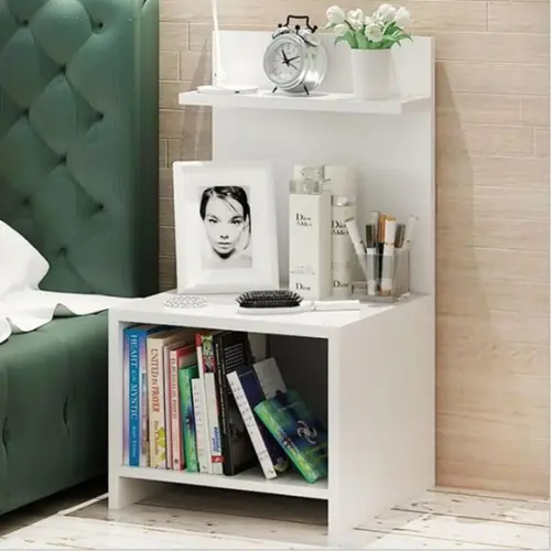 Mesa de Cabeceira Nicho de Canto Mesinha de Quarto mdf