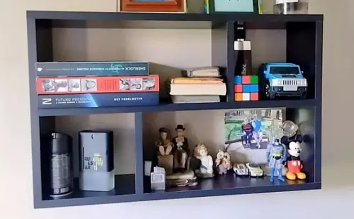 Nicho Cubo c/ Divisórias Banheiro Decoração Quarto Sala .