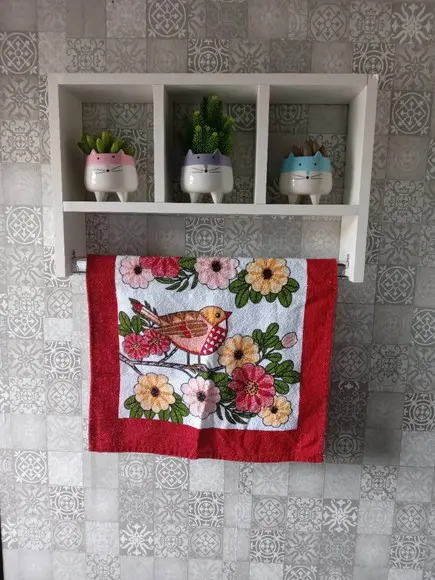Nicho Cubo com Divisórias Banheiro Decoração Quarto Sala
