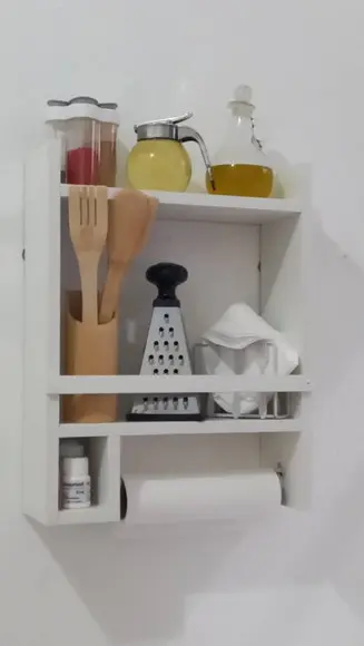 Nicho de Cozinha Porta Tempero Mdf.